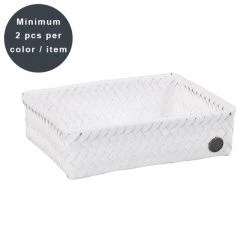 Handed By Medium Basket White