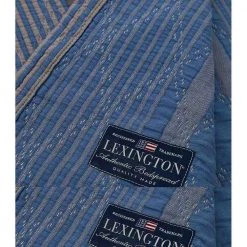 Lexington Side Striped Soft Quilted Bedspread Blue -Miinto Salgsbutikk unnamed file 1089