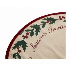 Multicolor Lexington Home Jute/Cotton Christmas Mat 110Cm D Interiør Beige