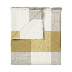 Aiayu Pattern Marlon Throw Beige