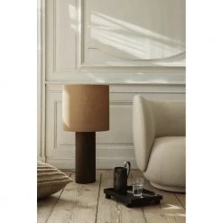 Brown Ferm Living Post Floor Lamp Base - Solid Home Brown