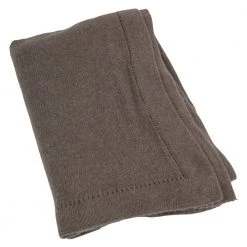 Natura Cashmere Pledd Hullete Kant Pledd Brown