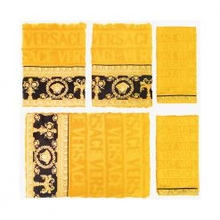 Versace Set On 5 Towels Yellow
