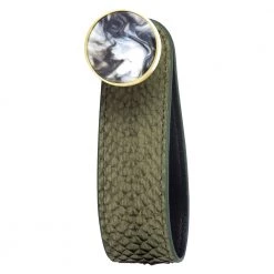 STUDIO EBN Krok Med Lakseskinn Loop Green