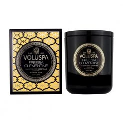 Voluspa Boxed Candle 60 Timer 269G Freesia Clementine Diverse Black