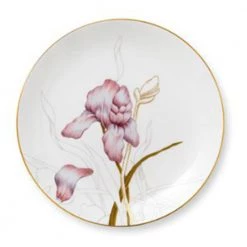 Royal Copenhagen Flora Iris Tallerken Interiør White