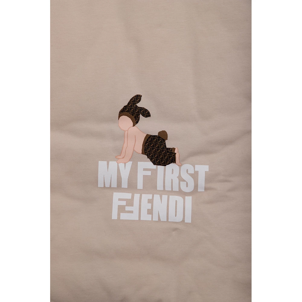 Fendi Sleeping Bag With Logo Beige 6 Fendi Sleeping Bag With Logo Beige - Bilde 4