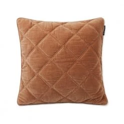 Lexington Quilted Cotton Velvet Pillow Beige -Miinto Salgsbutikk unnamed file 2000