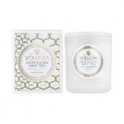 Voluspa Boxed Candle Moroccan Mint Tea White