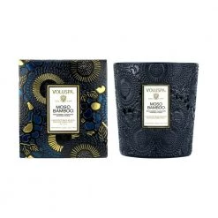 Voluspa Moso Bamboo Boxed 60T Duftlys White