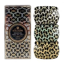 Voluspa Maison Minitin House Set 2021 Accessories Black