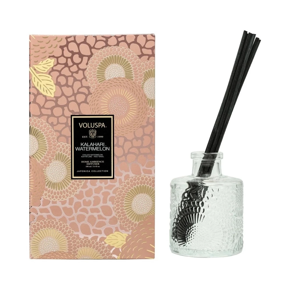 Voluspa Reed Diffuser Kalahari Watermelon Black 3 Voluspa Reed Diffuser Kalahari Watermelon Black