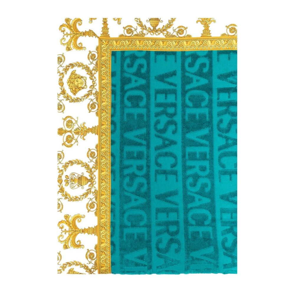 Versace I Love Baroque Towel Blue 4 Versace I Love Baroque Towel Blue - Bilde 2