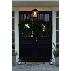 Happy Holidays Door Mat Fra Lexington Brown