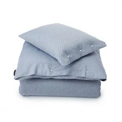 Blå Lexington Jaquard Sengesett Blue