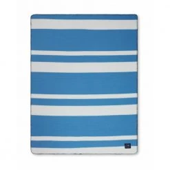Lexington Recycled Polyester Fleece Throw Fra Blue