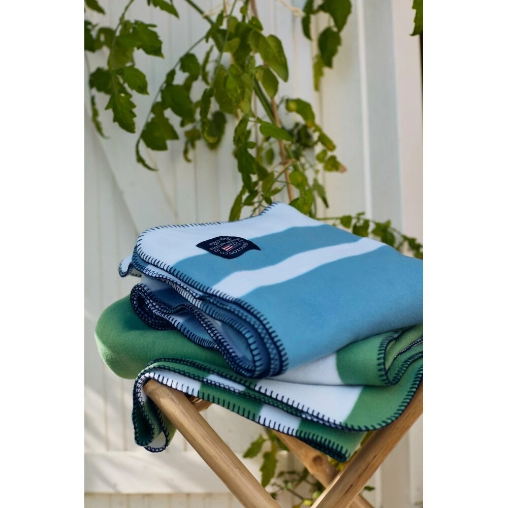 Lexington Recycled Polyester Fleece Throw Fra Blue 5 Lexington Recycled Polyester Fleece Throw Fra Blue - Bilde 3