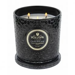 Voluspa Luxe Jar Candle 80T Black