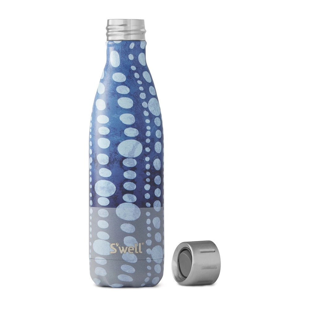 S'well Polka Dot Flaske Blue 3 S'well Polka Dot Flaske Blue