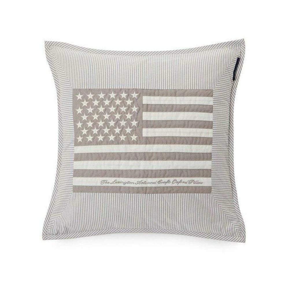 Lexington Icons Flag Arts ; Crafts Sham Pillow White 3 Lexington Icons Flag Arts ; Crafts Sham Pillow White