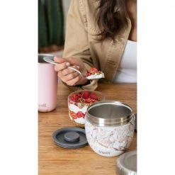 S'well Calacatta Matboks 16 Oz- 470 Ml Drikkeflaske White -Miinto Salgsbutikk unnamed file 246