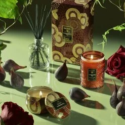 Forbidden Fig Voluspa Mini Tin Candle Duftlys Brown