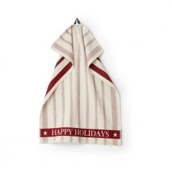 Lexington Striped Terry Kitchen Towel Red