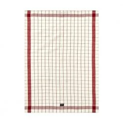 Lexington Checked Kitchen Towel Red