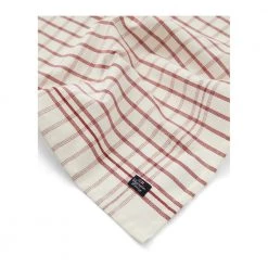 Lexington Checked Herringbone Napkin Red