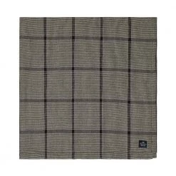 Lexington Pepita Check Tassels Gray