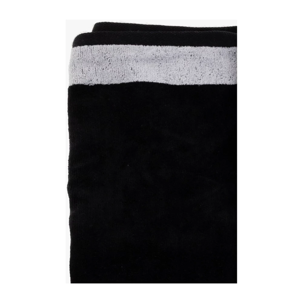 Moschino Towel With Logo Black 3 Moschino Towel With Logo Black