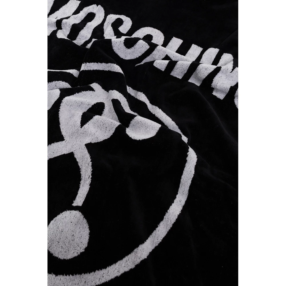 Moschino Towel With Logo Black 5 Moschino Towel With Logo Black - Bilde 3