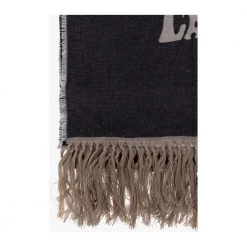 Lanvin Beach Blanket With Logo Blue