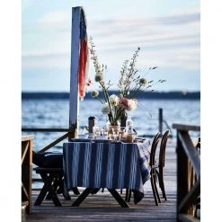 Lexington 25 Years Striped Tablecloth Blue -Miinto Salgsbutikk unnamed file 2696