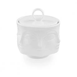 Hvit Jonathan Adler Dora Maar Sugar Bowl Interiør White