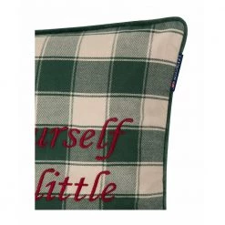 Multicolor Lexington Home Checked Organic Flannel Putetrekk 50X50 Interiør Green