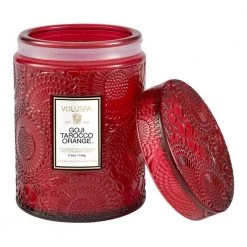 Voluspa Candles & Candle Sticks Red