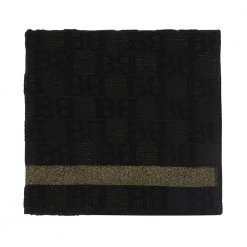 Balmain Towel With Logo Black