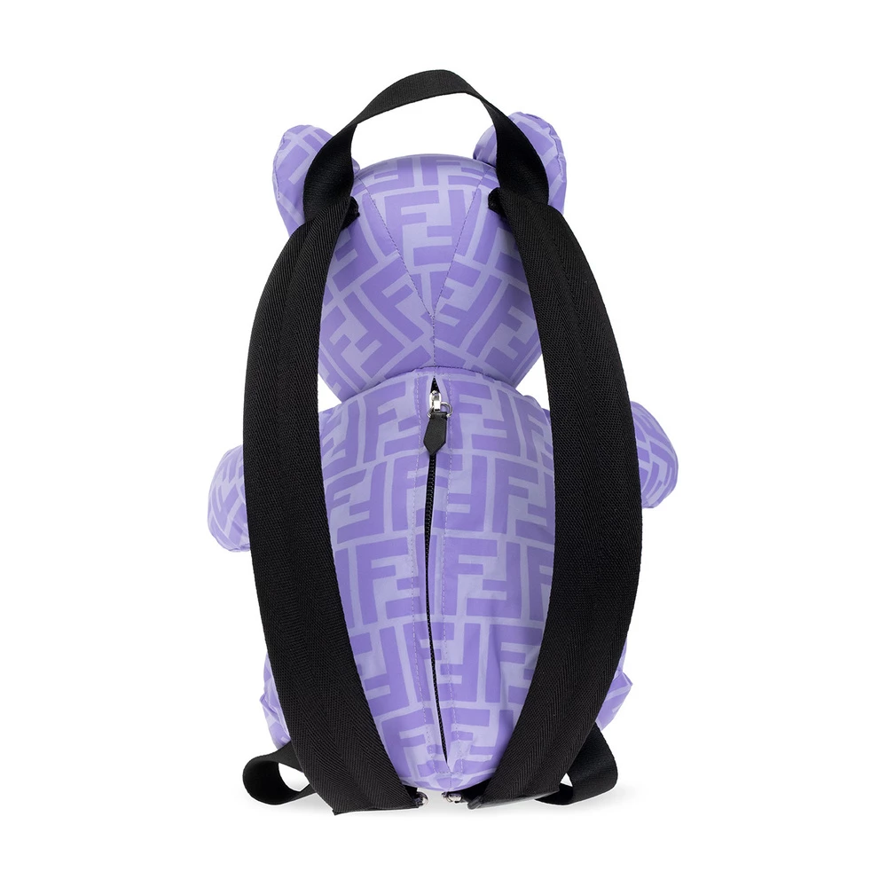 Fendi Teddy Bear Backpack Purple 4 Fendi Teddy Bear Backpack Purple - Bilde 2