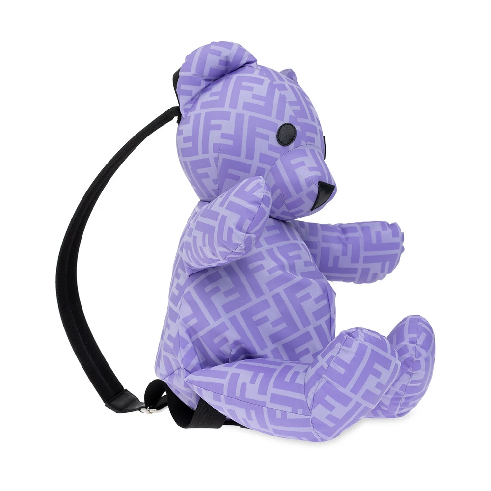 Fendi Teddy Bear Backpack Purple 6 Fendi Teddy Bear Backpack Purple - Bilde 4
