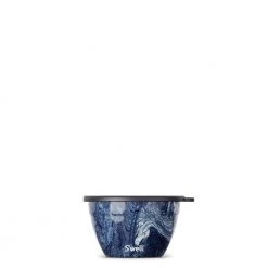 S'well Marble Salad Bowl Kit Blue