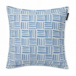 Lexington Home Graphic Printed Canvas Pillow Cover Blue