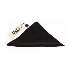 Dolce & Gabbana Silk Handkerchief Black