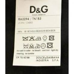 Dolce & Gabbana Silk Handkerchief Black -Miinto Salgsbutikk unnamed file 3119