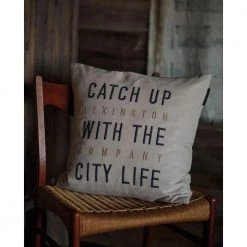 Beige Lexington Herringbone Organic Cotton Flannell Pillow Putetrekk Beige