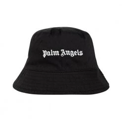 Palm Angels Bucket Hat With Logo Black -Miinto Salgsbutikk unnamed file 3149