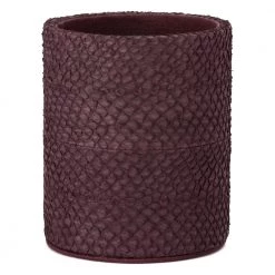 STUDIO EBN Penneholder Av Lakseskinn Purple -Miinto Salgsbutikk unnamed file 3308