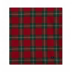 Multi Lexington Home Checked Cotton Oxford Tablecloth Interior Red