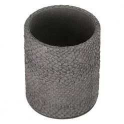 STUDIO EBN Penneholder Av Lakseskinn Gray