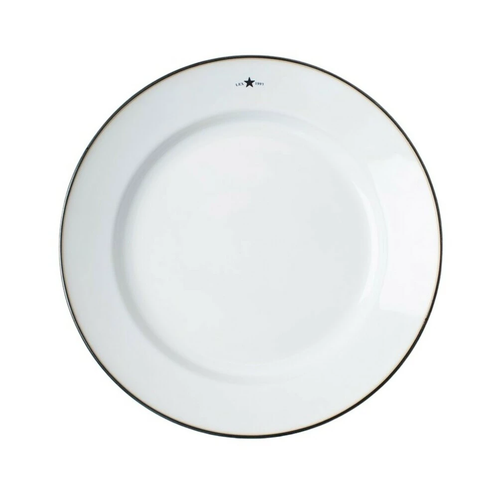 Lexington Home Stoneware Dinner Plate White 3 Lexington Home Stoneware Dinner Plate White